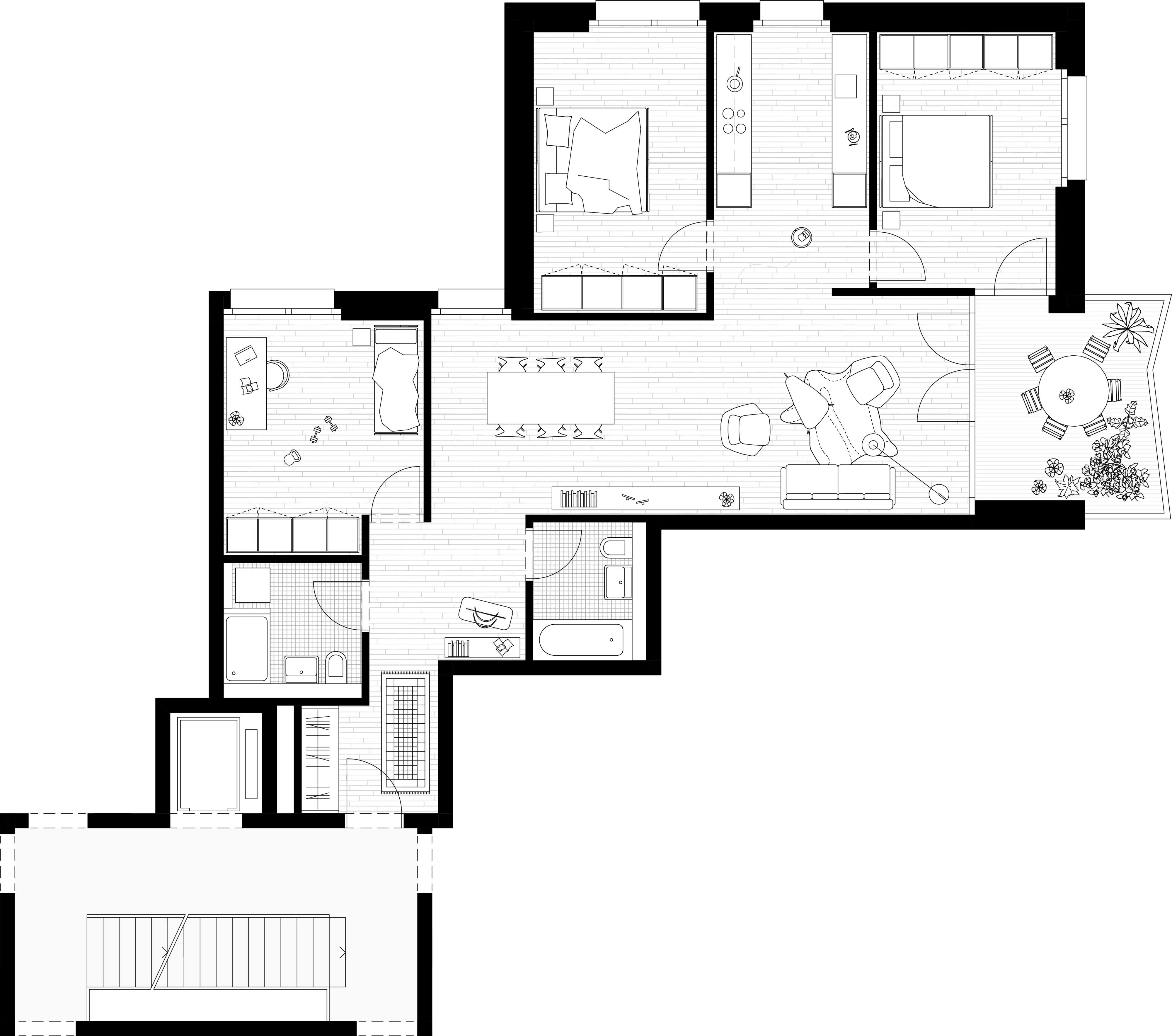 Roswiesenstrasse, 4.5-Zi – Geschoss 1