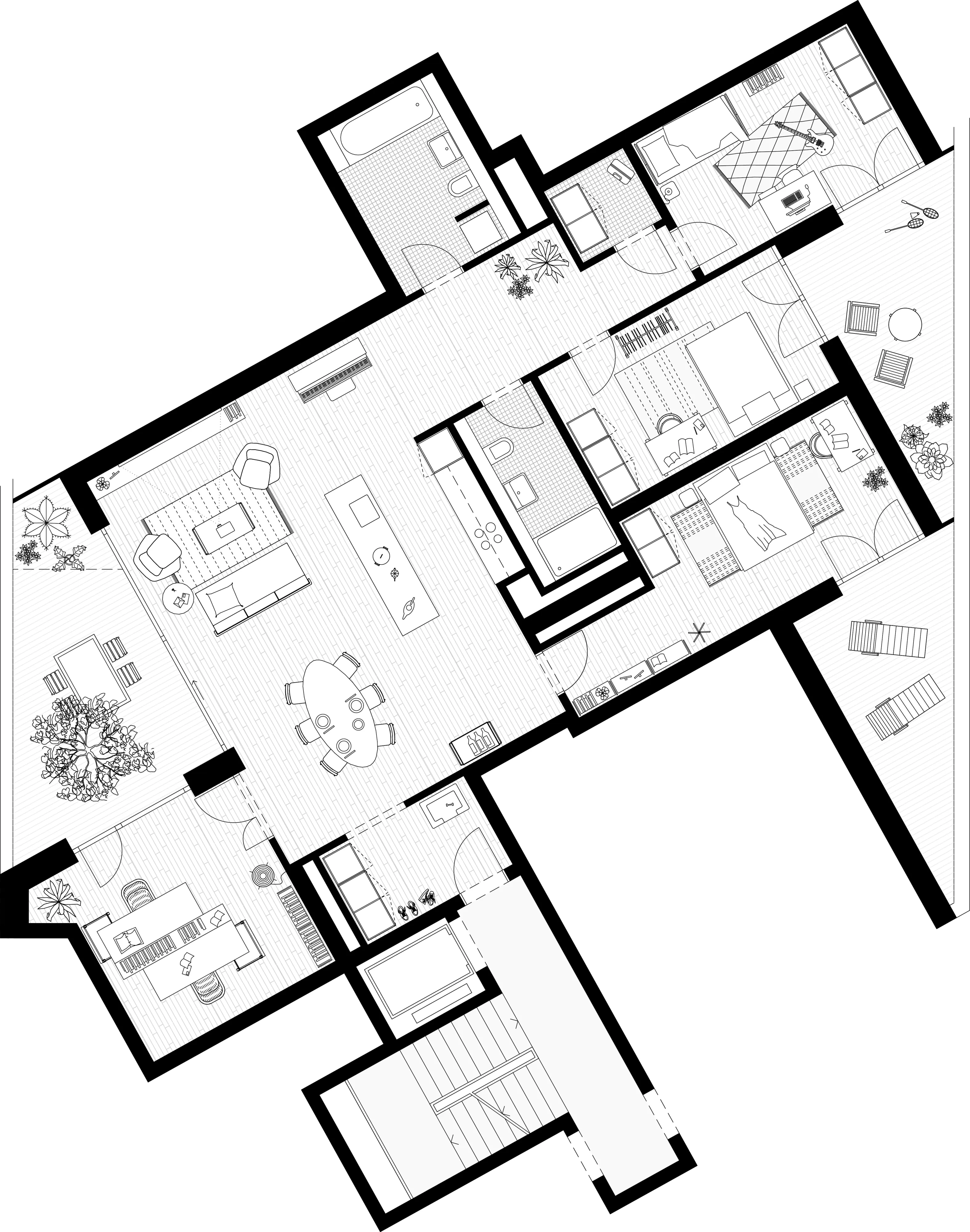 Hard Turm Park, 5.5-Zi – Geschoss 1