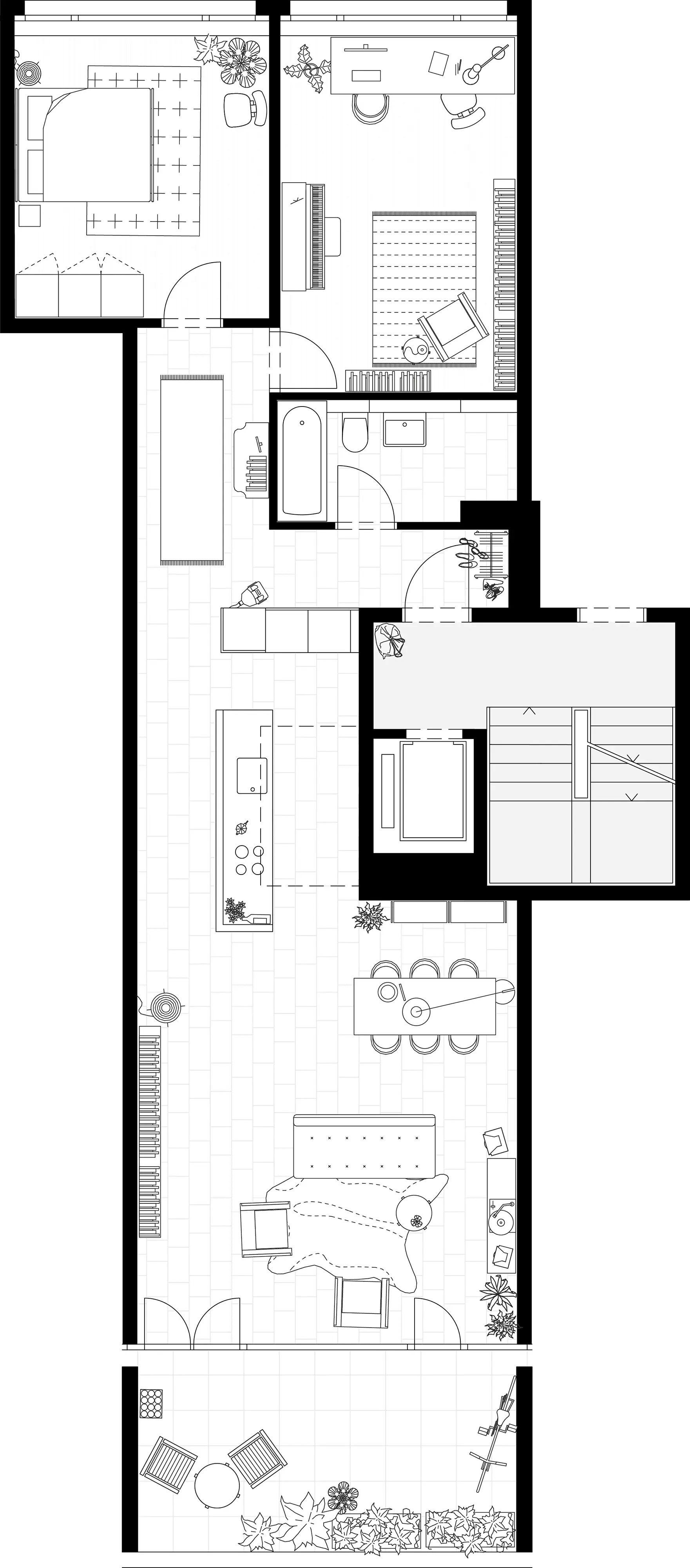Büelen, 3.5-Zi – Geschoss 1