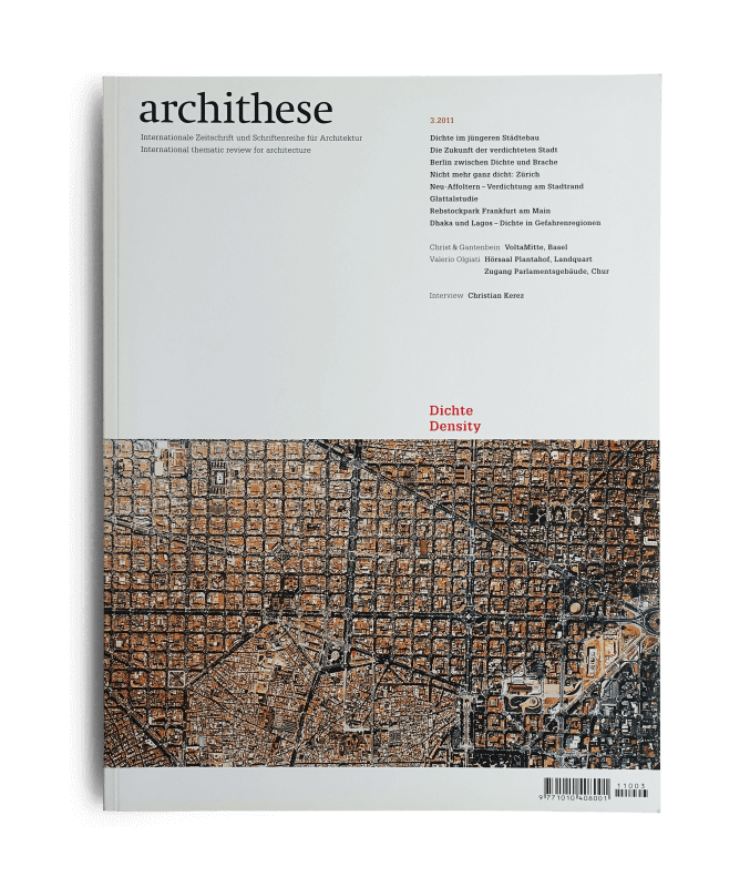 Cover Archithese 2011 v4
