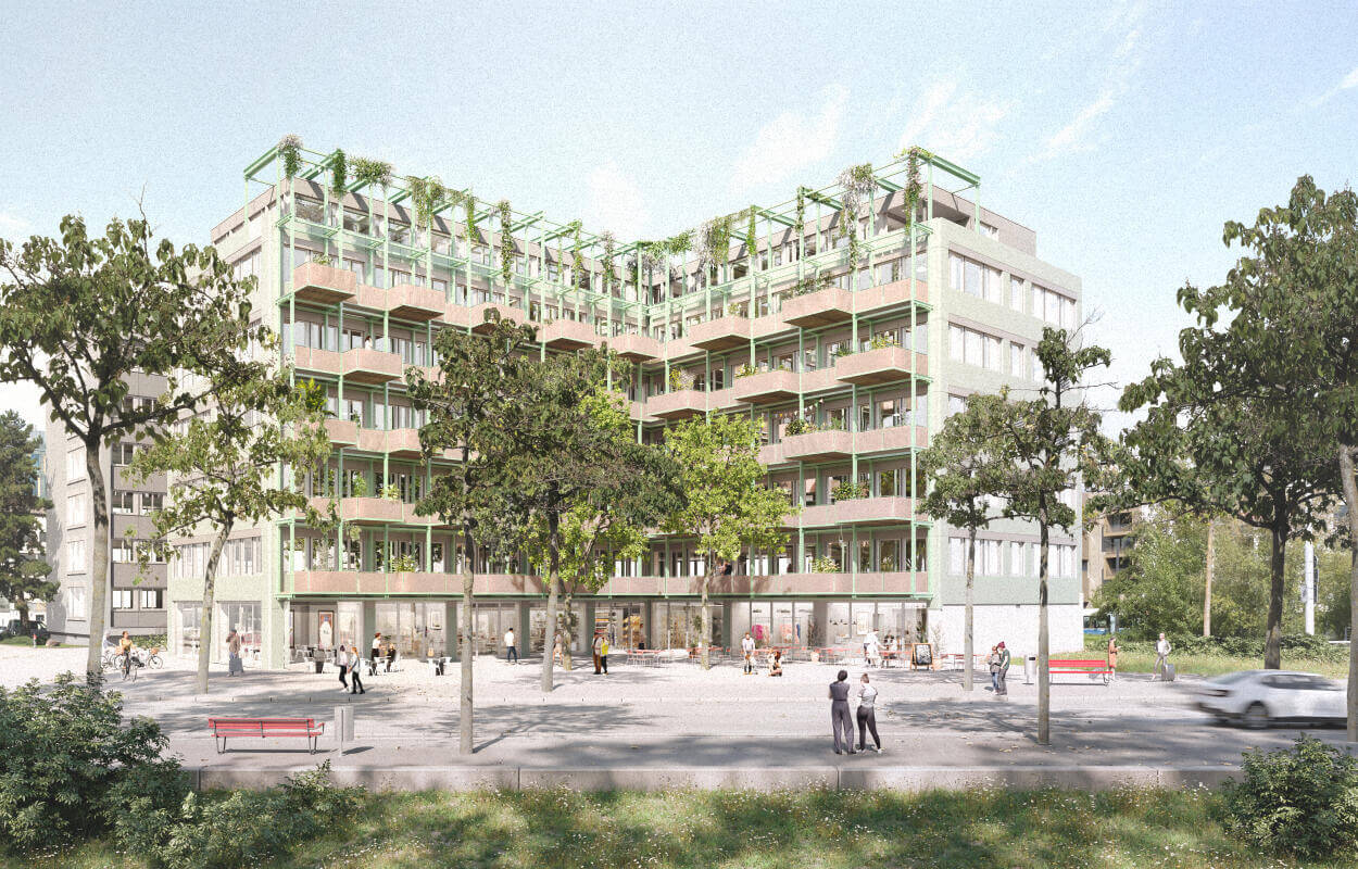 Projektwettbewerb Umnutzung Büro zu Wohnen, Schärenmoosstrasse Zürich