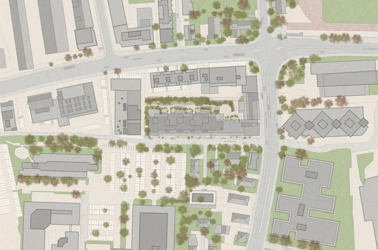 Spiserstrasse Situationsplan