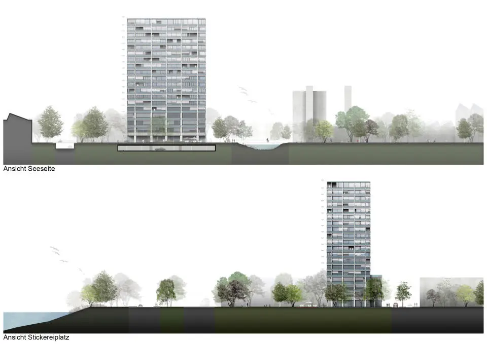 12 Fassaden Hochhaus
