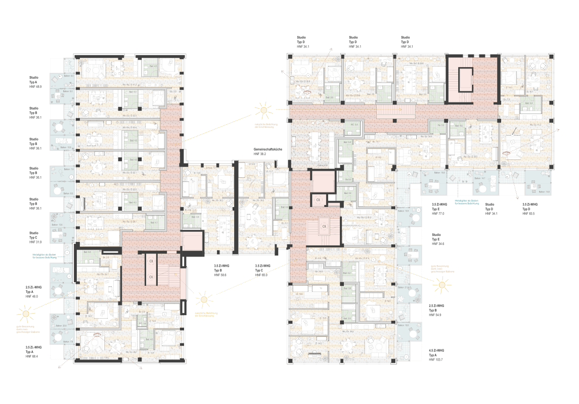 Grundriss Obergeschoss