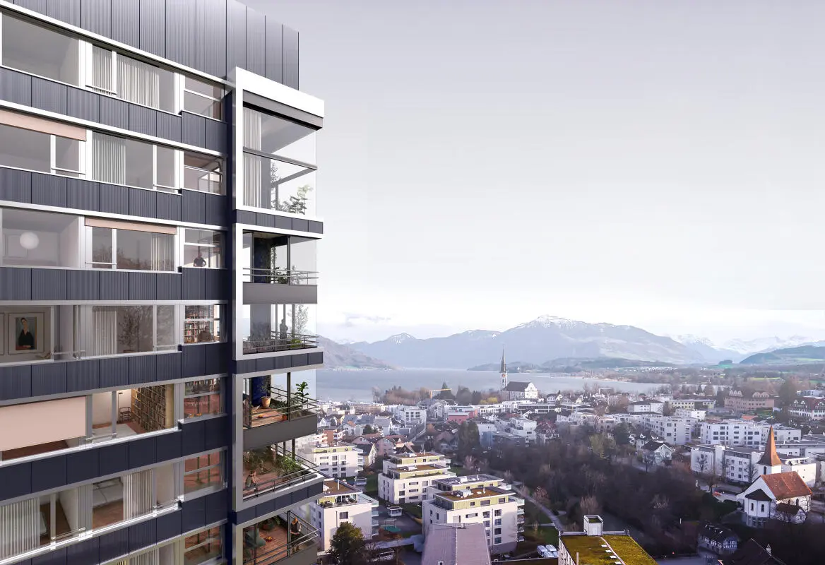 Visualisierung Aussicht Haus G