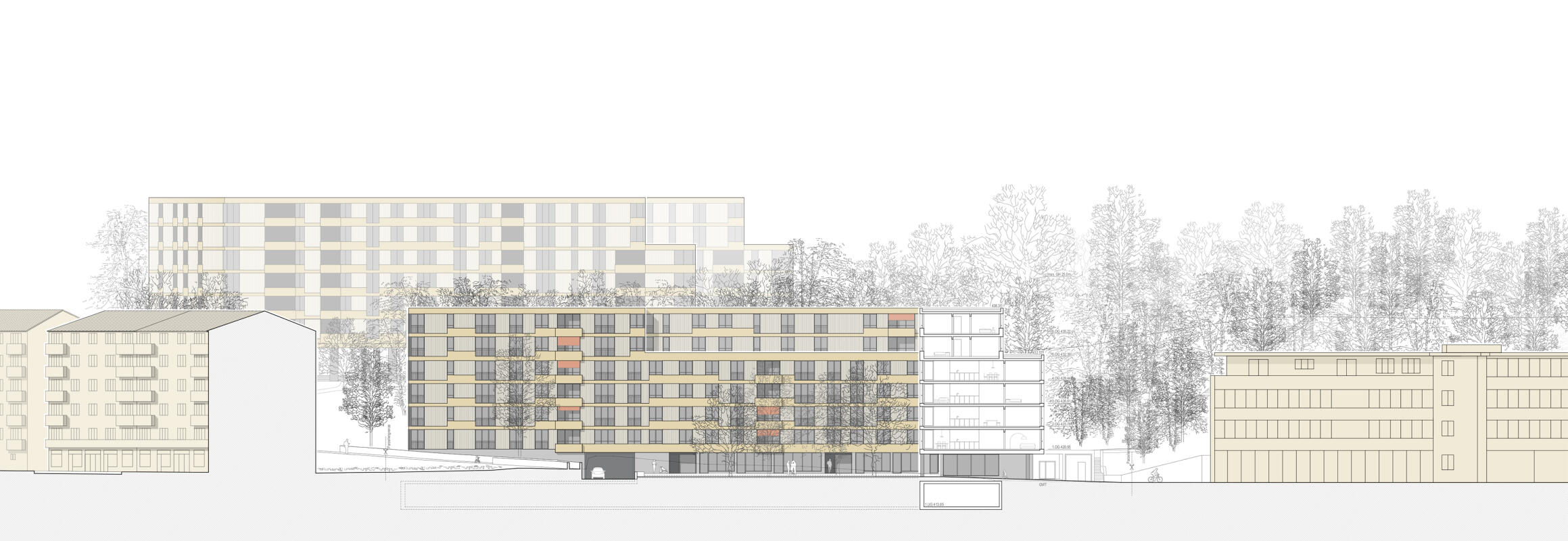 Fassade Schnitt FF