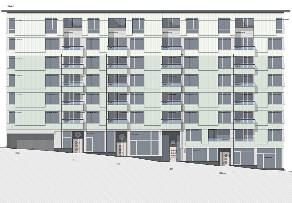 SON 41 303.1 Ansicht farbig Haus A