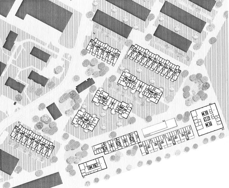 True country. Competition development „Suurstoffi“, Rotkreuz, Switzerland, 2009 – Site plan.