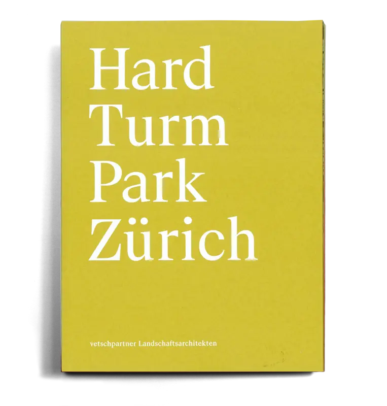 Landscape architecture in the Hard Turm Park area, ed.: vetschpartner, Zurich, Switzerland 2019.