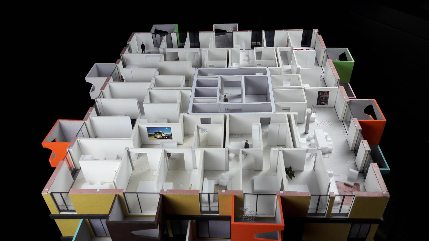 Einstein Zwiebel, ein Wohnhochhaus. Studienauftrag Zwhatt-Areal, Regensdorf, 2019. Gebäudekrone.